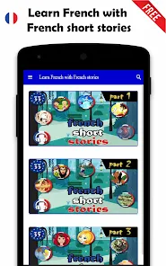 French stories for beginners with translation sale