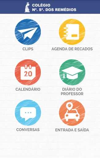 Android application Colégio Nª. Sª. dos Remédios screenshort