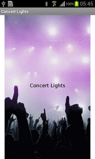 Android application Concert Lights screenshort