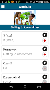 Learn Polish - 50 languages Screenshot