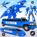 Cover Image of 下载 Limo Car Dino Robot Car Game 107 APK