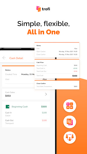 Trofi Point of Sales System Screen 3