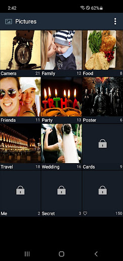 Android application Secure Gallery (Lock/Hide Pict screenshort