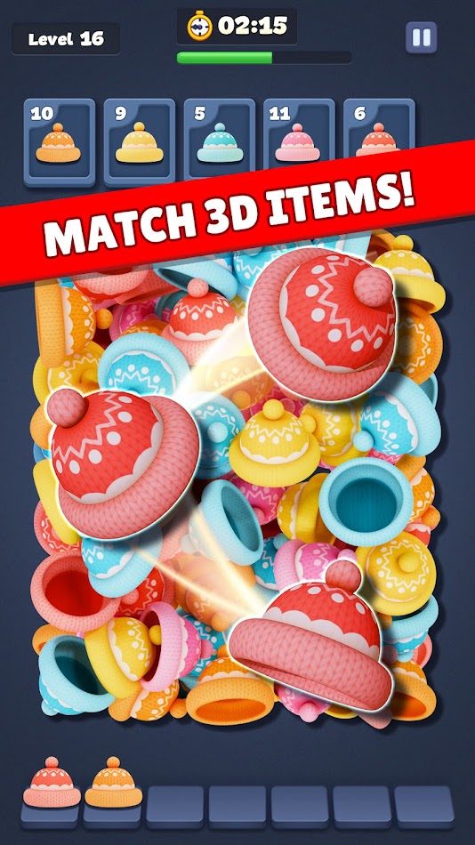 #3. Triple Family 3D™- Match Story (Android) Podle: PuzzleLoft