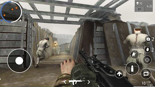 Jogo de Guerra e Tiro Fps Para Celular World War 2 Battle Combat