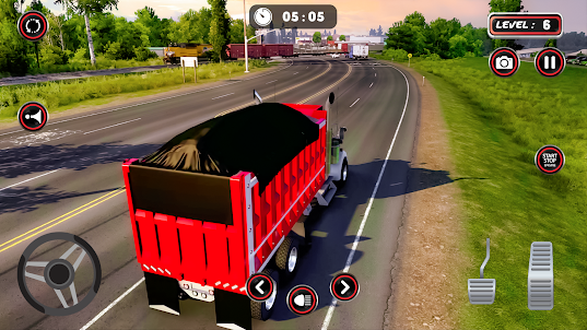 American Truck Dump Truck Game