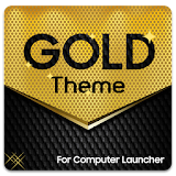 Gold Theme for Computer Launcher icon