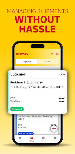 DHL eCommerce Screen 3