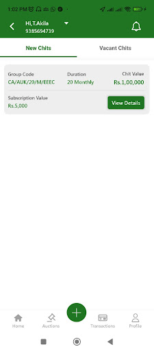 MGM Pushpam Customer App Screen 3