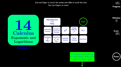 Android application Calculus Tutorial 14 screenshort