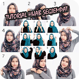 Hijab Tutorial Segiempat icon