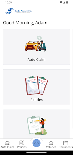Starke Agency, Inc. Mobile App Screen 2