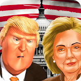 Trump Vs Hillary Free Fight 3D icon