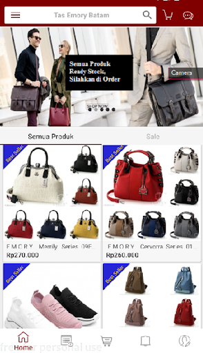 Android application Tas Emory Batam screenshort