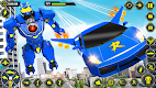 screenshot of Muscle Car Robot Car Game