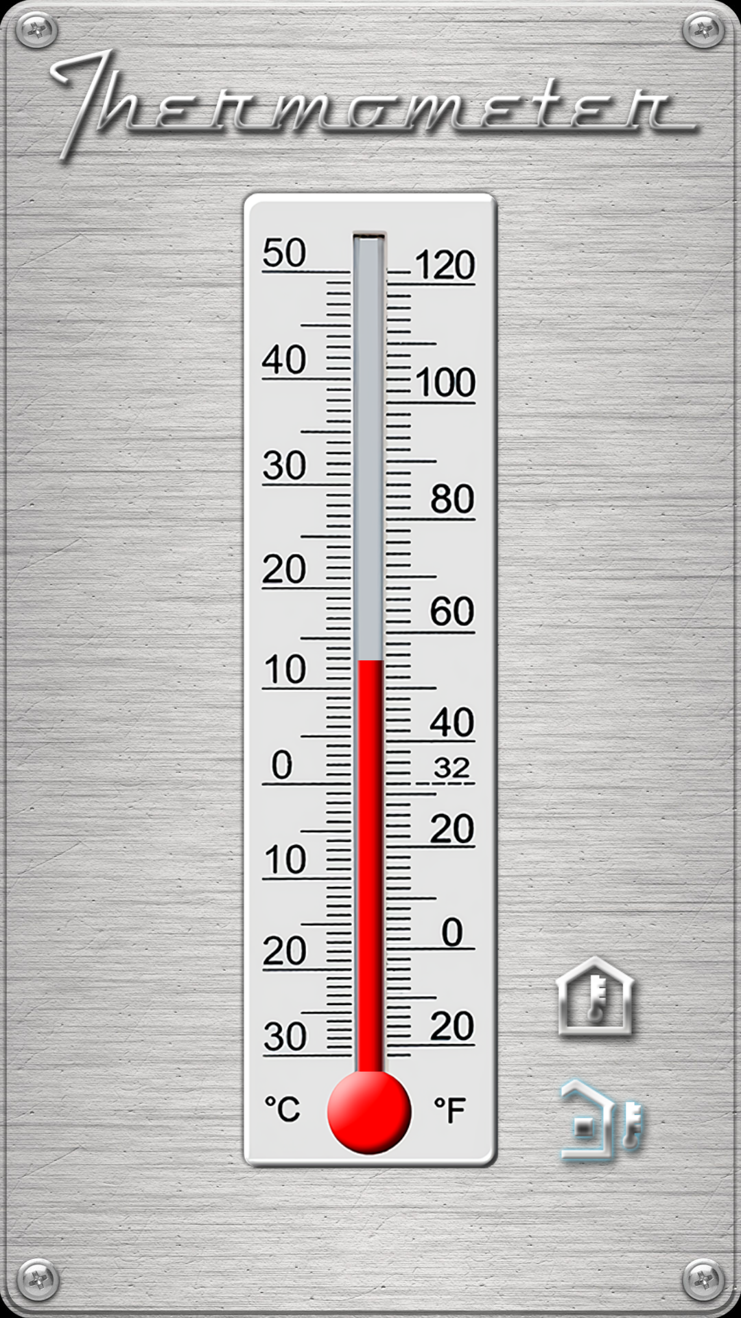 Android application Thermometer - Indoor & Outdoor screenshort