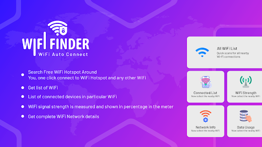 WiFi Finder -Open Auto Connect