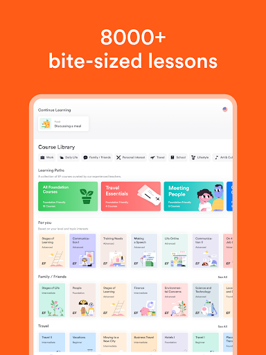 Screenshot of EF Hello: Language Learning
