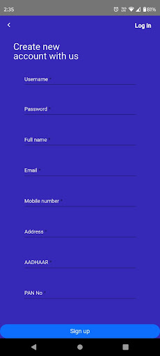 Android application Gorgia Repo Agency screenshort