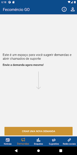 Fecomércio GO Screen 2