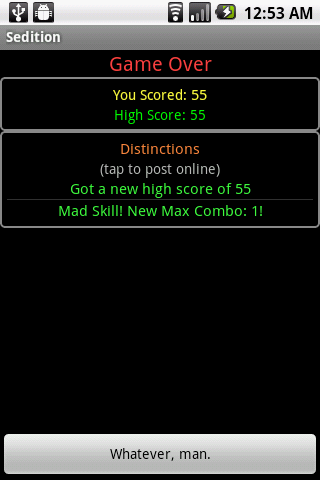 Sedition Screen 3