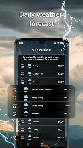 Today's weather+ screenshot