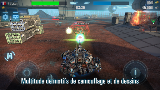 Code Triche Robots VS Tanks: Batailles multijoueur tactiques APK MOD 4