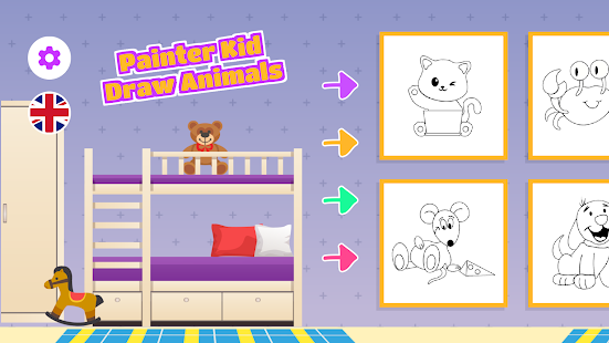 Painter Kid: Color Animals 1.2 APK screenshots 6