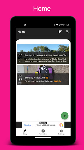 Digital Diary and Reminder