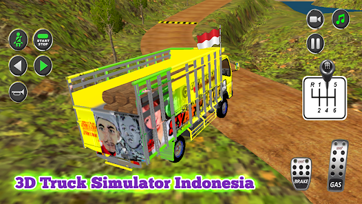 3D Truck Simulator Indonesia  screenshots 1