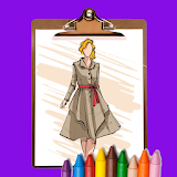 Fashion Dress 2020 Coloring Book icon