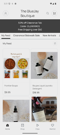 The BlueJay Boutique screenshot 1