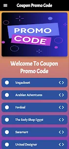 Coupons : Promo Code