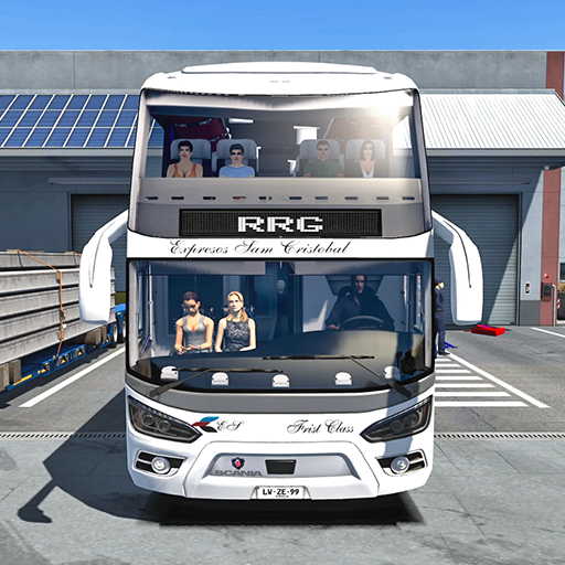 US Coach Bus Simulator Game 3d icon