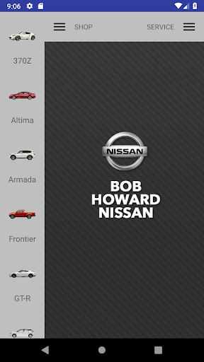Android application Bob Howard Nissan screenshort