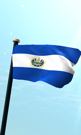 Android application El Salvador Flag 3D Free screenshort