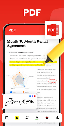 Screenshot of Document Reader - PDF Editor