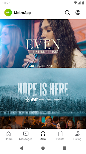 Screenshot of metrocitychurch.tv