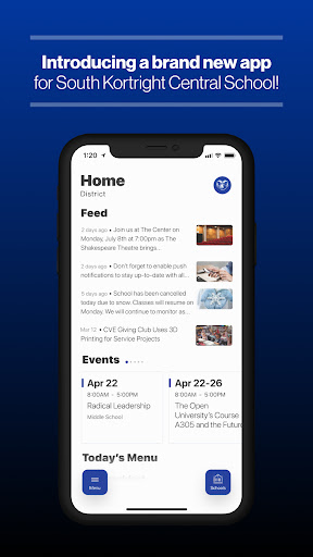 Android application South Kortright Central School screenshort