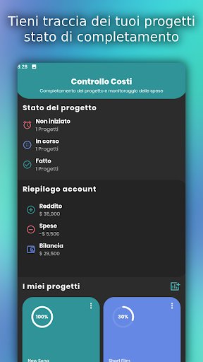 Anteprima dell'app