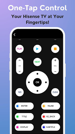 Hisense Smart TV Remote Screen 2