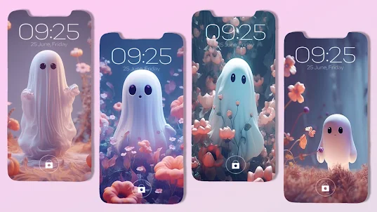 Cute Ghost Wallpaper
