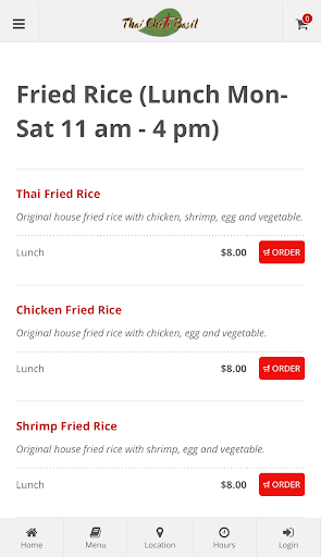 Thai Chili Basil Restaurant Screen 3