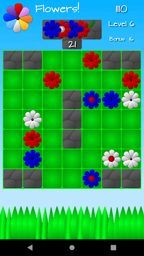 Android application Flowers! screenshort