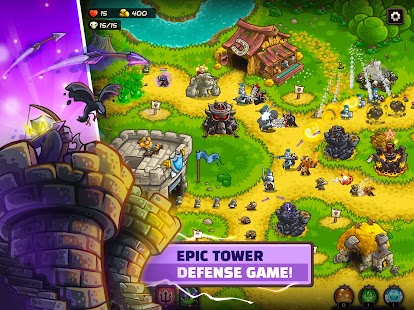 Екранна снимка на играта Kingdom Rush Vengeance TD