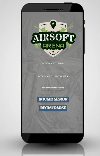 Android application Airsoft Arena screenshort