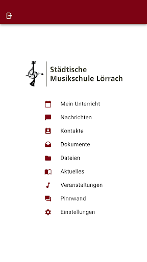 Android application Musikschule Lörrach screenshort