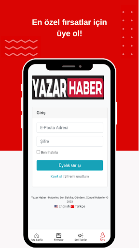 Yazar Haber Screen 2