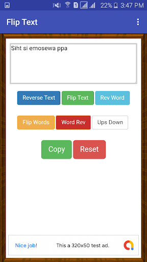 Flip words - Text Stylish Tool