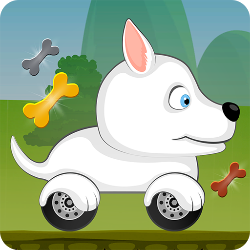 Racing games for kids - Dogs  Icon